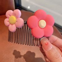 Fashion Cute Candy Color Round Bean Classic Barrettes Side Clip Hairpin sku image 2