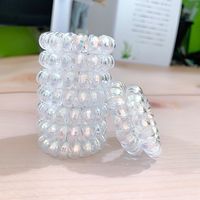 Mermaid Color Frosted Phone Line Shaped Hair Ring Women's sku image 2