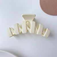 New Large Hair Claw Simple Grip Frosted Hair Clip Accessories sku image 6