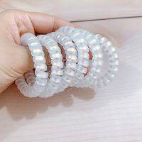 Mermaid Color Frosted Phone Line Shaped Hair Ring Women's sku image 3