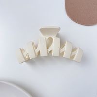 New Large Hair Claw Simple Grip Frosted Hair Clip Accessories sku image 1