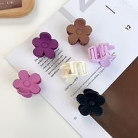 Spring Solid Color Irregular Shaped Petals Small Hair Clip main image 6