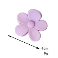 Spring Solid Color Irregular Shaped Petals Small Hair Clip main image 5