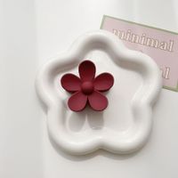 Fashion Frosted Candy Color Flower Shaped Hairpin Hair Clip Hair Accessories sku image 12