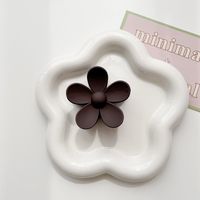 Fashion Frosted Candy Color Flower Shaped Hairpin Hair Clip Hair Accessories sku image 10
