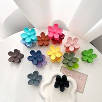 Fashion Frosted Candy Color Flower Shaped Hairpin Hair Clip Hair Accessories main image 1