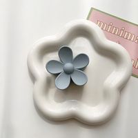 Fashion Frosted Candy Color Flower Shaped Hairpin Hair Clip Hair Accessories sku image 4