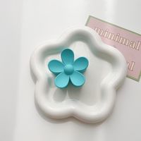 Fashion Frosted Candy Color Flower Shaped Hairpin Hair Clip Hair Accessories sku image 3
