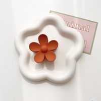 Fashion Frosted Candy Color Flower Shaped Hairpin Hair Clip Hair Accessories sku image 11