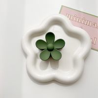 Fashion Frosted Candy Color Flower Shaped Hairpin Hair Clip Hair Accessories sku image 8