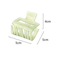 Fashion Square Shaped Cellulose Acetate Hair Accessories Hair Clip main image 3
