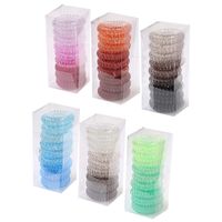 New Gradient Color Matching Hair Rope 9-piece Set main image 1