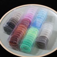 New Gradient Color Matching Hair Rope 9-piece Set main image 5