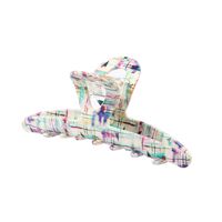 Retro Graffiti Style One-word Acetic Acid Artistic Personalized Print Hair Clips sku image 3