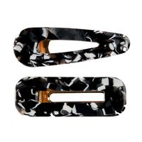 Colorful Geometric-shaped Hollow Out Two-piece Hair Clip Set sku image 5