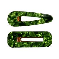 Colorful Geometric-shaped Hollow Out Two-piece Hair Clip Set sku image 14
