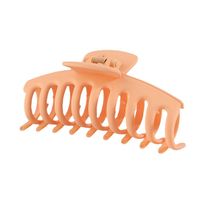 Solid Color Frosted Rectangular Ps Material Hair Clip sku image 41