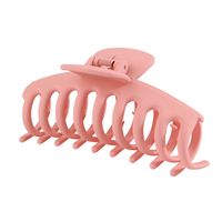Solid Color Frosted Rectangular Ps Material Hair Clip sku image 45