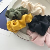 Fashion Solid Color Cloth Hair Rope Women's Hair-binding main image 3