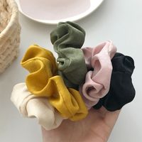 Fashion Solid Color Cloth Hair Rope Women's Hair-binding main image 5