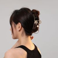 Mode Metall Blume Geformt Barrettes Weibliche Haarnadel Haar Zubehör main image 4