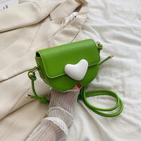 D'été Coeur En Forme De Pochette De Femmes 2022 Nouveau Petit Carré Sac De Messager sku image 1