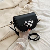 D'été Coeur En Forme De Pochette De Femmes 2022 Nouveau Petit Carré Sac De Messager sku image 3