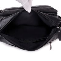 Women's New Fashion Soft Leather Shoulder Messenger Solid Color Bag main image 4