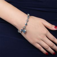 New Fashion Heart Shape Decor Rhinestone Inlaid Bracelet main image 4
