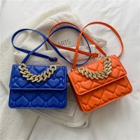 Fashion Heart Shape Chain Small Handbag Shoulder Messenger Bag main image 2