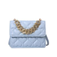 Fashion Heart Shape Chain Small Handbag Shoulder Messenger Bag sku image 5