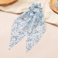 Simple Style Long Streamer Knotted Head Rope Tie Dye Color Headscarf main image 3