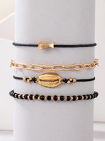Fashion Alloy Geometric Pattern Shell Fish Anklet Daily main image 2