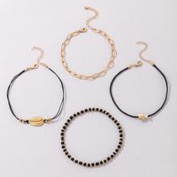 Fashion Alloy Geometric Pattern Shell Fish Anklet Daily main image 3