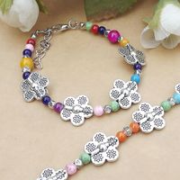 Ethnic Retro Jewelry Accessories Colorful Beads Women's Alloy Bracelet sku image 4