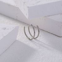 Nordic Style Hip Hop Fashion Stainless Steel S Shape The Answer Nose Ring Nightclub (short And Sexy) Evening Party Special Occasion Unset main image 2