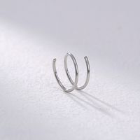 Nordic Style Hip Hop Fashion Stainless Steel S Shape The Answer Nose Ring Nightclub (short And Sexy) Evening Party Special Occasion Unset main image 4