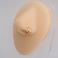 Nordic Style Hip Hop Fashion Stainless Steel S Shape The Answer Nose Ring Nightclub (short And Sexy) Evening Party Special Occasion Unset sku image 2