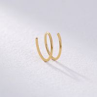 Nordic Style Hip Hop Fashion Stainless Steel S Shape The Answer Nose Ring Nightclub (short And Sexy) Evening Party Special Occasion Unset main image 6