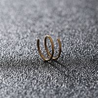 Nordic Style Hip Hop Fashion Stainless Steel S Shape The Answer Nose Ring Nightclub (short And Sexy) Evening Party Special Occasion Unset main image 8