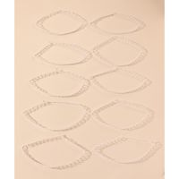 Fashion Elegant Hollow-out Stretch Elastic Short Necklace 10 Pieces/card main image 2