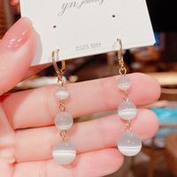Neue Mode Elegante Opal Perlen Ohrringe Frauen Großhandel main image 2