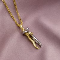 Wholesale Fashion Geometric 304 Stainless Steel Copper 18K Gold Plated No Inlaid Necklace main image 5
