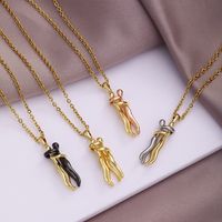 Wholesale Fashion Geometric 304 Stainless Steel Copper 18K Gold Plated No Inlaid Necklace main image 1