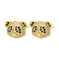 Nueva Moda Simple Animal Estrella Cobre Incrustaciones Zirconia Oreja Pendientes sku image 6