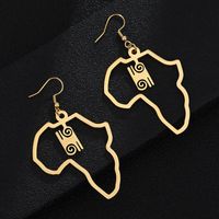 Fashion Geometric Plating 201 Stainless Steel None 18K Gold Plated Earrings main image 4