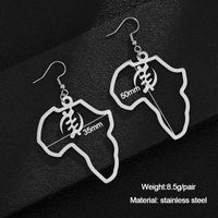 Fashion Geometric Plating 201 Stainless Steel None 18K Gold Plated Earrings sku image 1