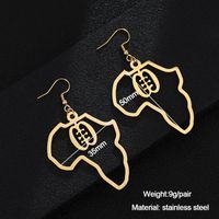 Fashion Geometric Plating 201 Stainless Steel None 18K Gold Plated Earrings sku image 5