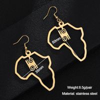 Fashion Geometric Plating 201 Stainless Steel None 18K Gold Plated Earrings sku image 6