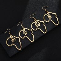 Fashion Geometric Plating 201 Stainless Steel None 18K Gold Plated Earrings main image 1